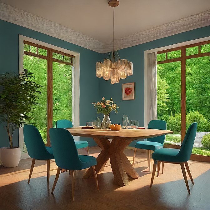 Dining table set, 5 seater