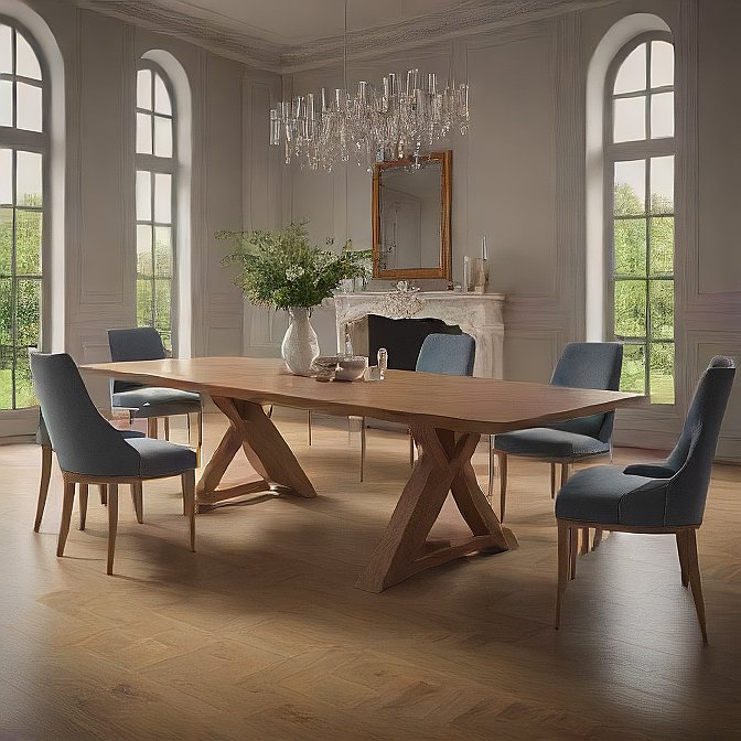 Dining table set, 6 seater
