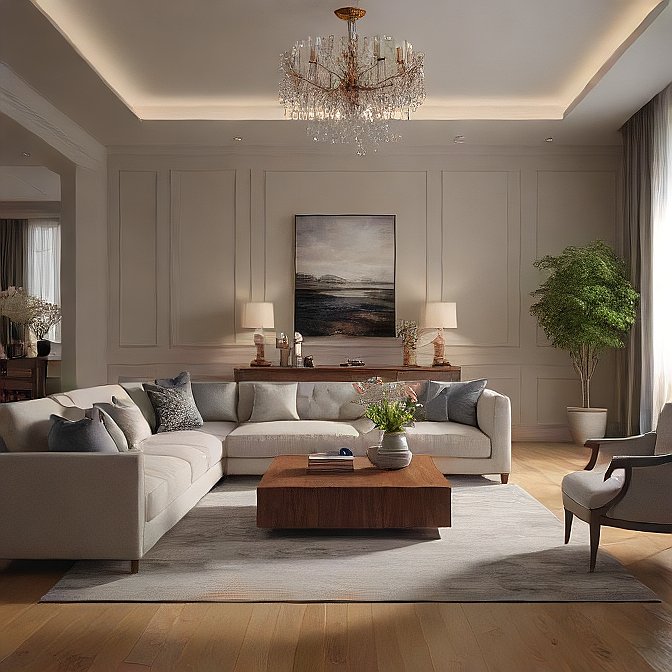 Luxury fabric sofa