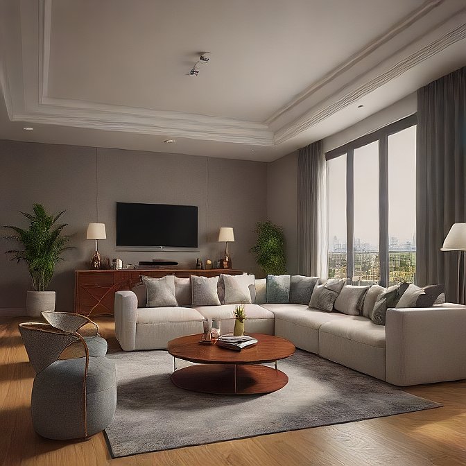 Luxury fabric sofa