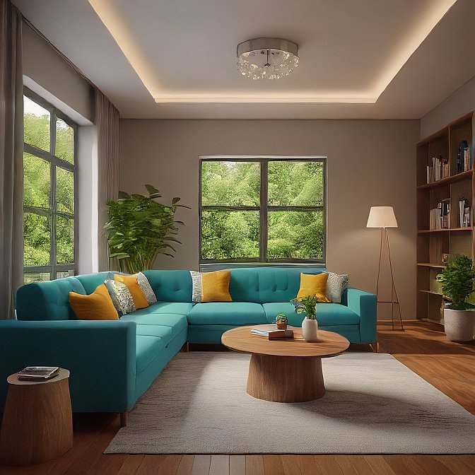 Luxury fabric sofa