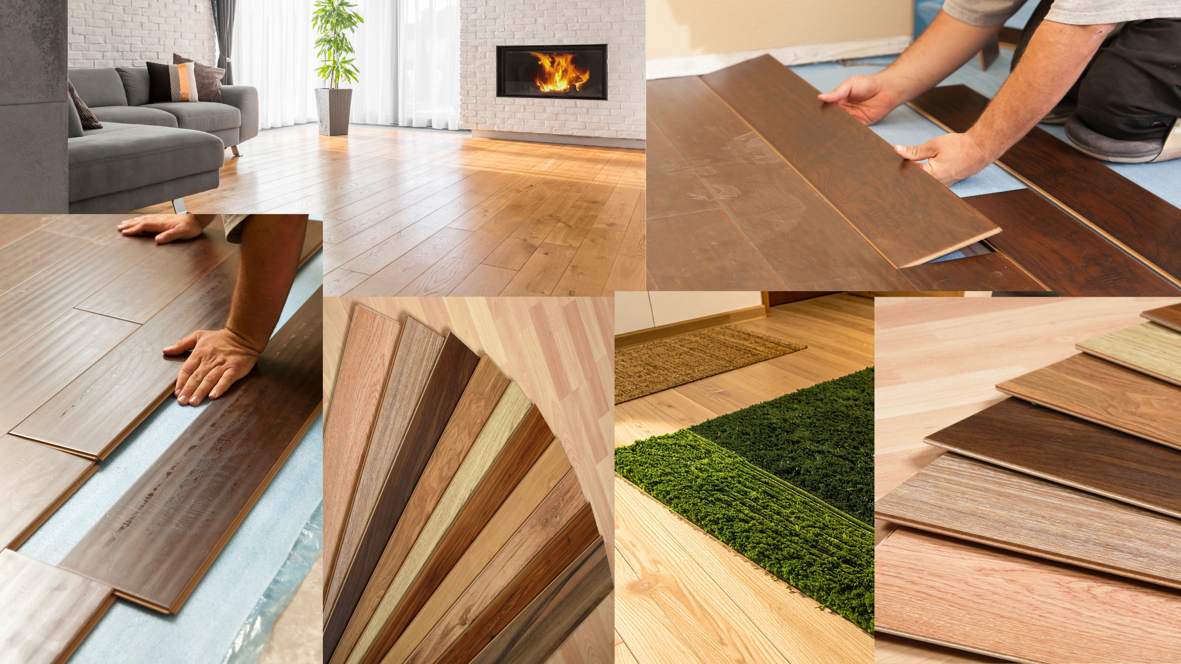 Wooden flooring installation